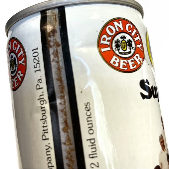 Vintage NFL Super Super Steelers 1979 Iron City Beer Can Pittsburgh Football 79 - Picture 14 of 16